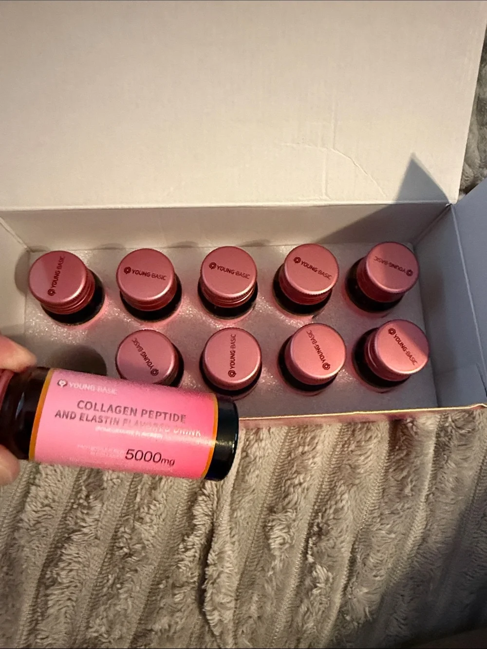 Collagen Peptide & Elastin Drink - Pink